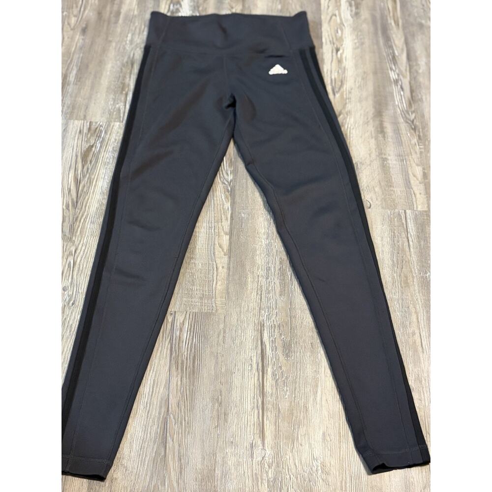 Adidas Climalite Leggings Womens Medium Black High Rise Athletic Yoga Pants